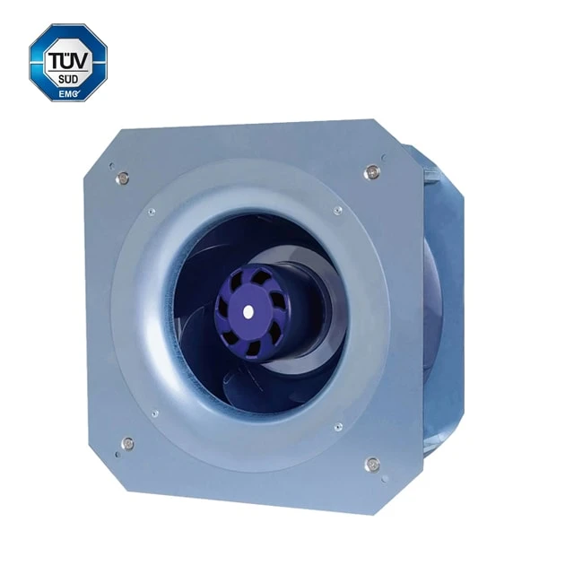 250mm 24V DC Backward Curved Centrifugal Fan With CE Certification For Ventilation Equipments Project