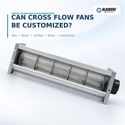 ¿Se pueden personalizar los ventiladores de flujo cruzado?